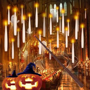 Imagem de Velas flutuantes NURADA LED Hanging Flameless Halloween 24P