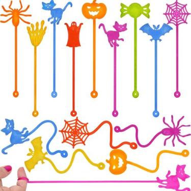 Imagem de Pacote de 32 brinquedos Sticky Hands Howzcci Halloween para crianças