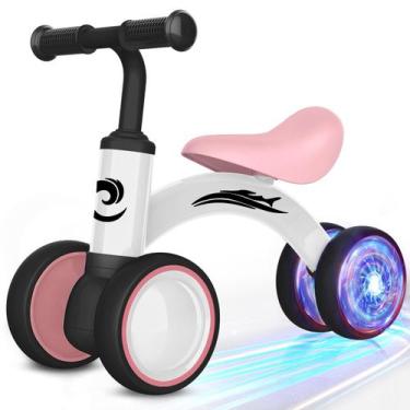 Imagem de Balance Bike Gamfeiny Colorful Lighting, menina de 1 ano