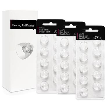 Imagem de Aparelhos auditivos Domes Phirunty Oticon Minifit 8 mm (30 unidades)