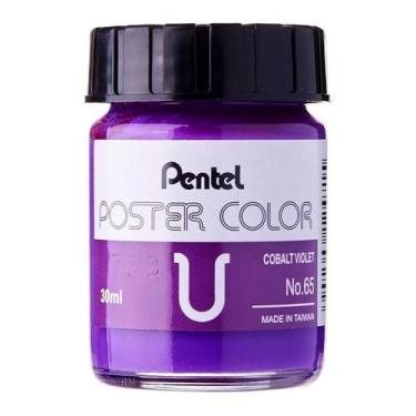 Imagem de Tinta Guache 30ml 065 Violeta Cobalto Pentel