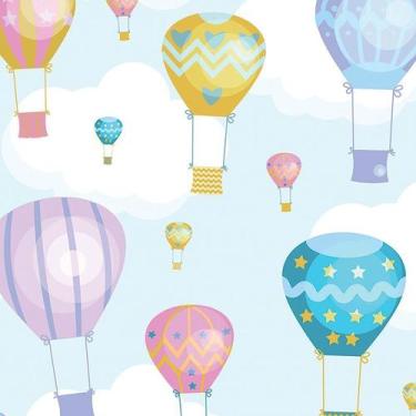 Imagem de Papel de Parede Adesivo Infantil Balões - 120 - Multimpressão