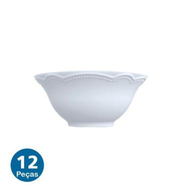 Imagem de Jogo 12 Bowls Cottage 450ml Tigela Cumbuca Porcelana Germer - Porcelan