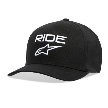 Imagem de Bone Alpinestars Ride 2.0 Preto Branco, L/XL