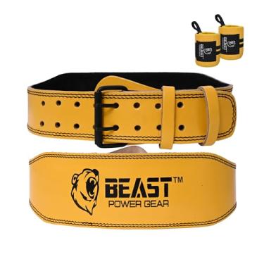 Imagem de Cinto para levantamento de peso Cinto de couro de 10 cm com envoltório livre – Cinto de ginástica acolchoado com espuma para musculação, agachamento, levantamento terra, cinto masculino e feminino