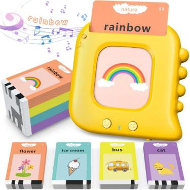 Imagem de Talking Flash Cards Kuovei com 224 palavras visuais para crianças