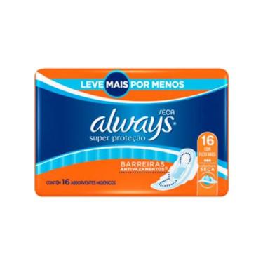 Imagem de Absorvente Always com Abas Super Protecao Seca c/16un