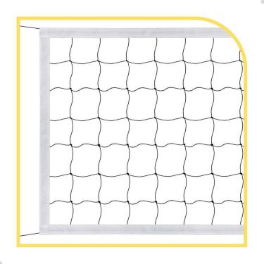 Imagem de Rede De Volei 9,5Mts 4 Lonas Algodao Fio 2Mm Sports Mania