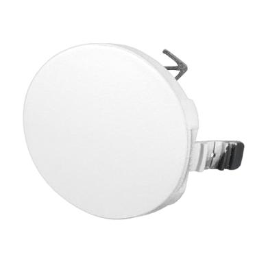 Imagem de Edinstry Capa de gancho de reboque para para-choque dianteiro para Toyota Yaris 4 portas Sedan 2011-2013 branco substituição 52127-0D908