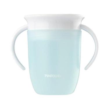 Imagem de Copo Infantil De Treinamento 360 Antivazamento Anatômico 210ml Silicon