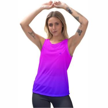 Imagem de Blusa Regata Feminina Fitness Academia Esporte Confortável de Malhar S