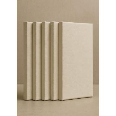 Imagem de Kit 5 Telas 10x15  Produza Mini Quadros e Decorações - Luarte, Branco