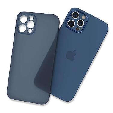 Imagem de Capa protetora fosca ultrafina para iPhone 13 12 11 Pro Max XR XS MAX 7 8 Plus Capa leve lisa, azul, para iPhone13 Pro Max