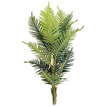 Imagem de Palmeira Artificial Areca Folhas Planta Toque Real Decoração - Flor Im