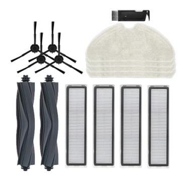 Imagem de Roller/Side Brush Accessories Compatible With Dreame D10s / D10s Pro Robot Vacuum Cleaner Wahable Hepa Filter Mop Cloth Rags Replacement(Set19)