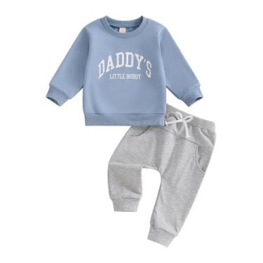 Imagem de Conjunto de roupas Baby Boy Fall, moletom de manga comprida 12-18M - A