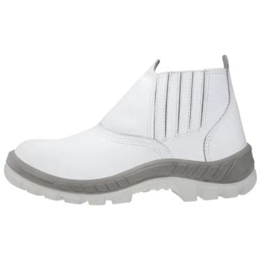 Imagem de Botina 70b19 Branco Bico de PVC Proteção Farmacêuticas Cozinha Enfermagem Cozinha Açougue Açougueiro Limpeza (45)