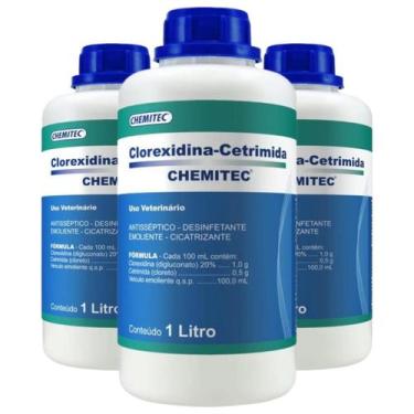 Imagem de Kit com 3 clorexidina cetrimida - CHEMITEC