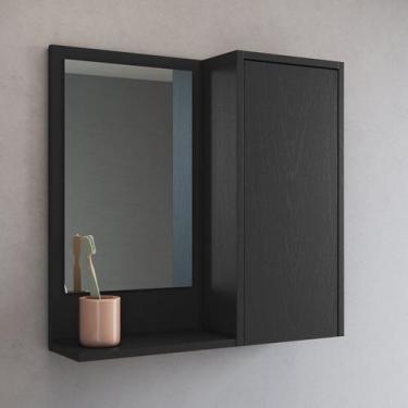 Imagem de Armário Espelheira de Banheiro 60cm com 1 Porta Bologna - Art in Móvei