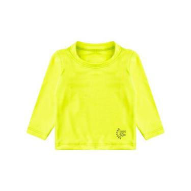 Imagem de Blusa Térmica Proteção UV Praia Manga Longa Select Amarelo, G, Amarelo