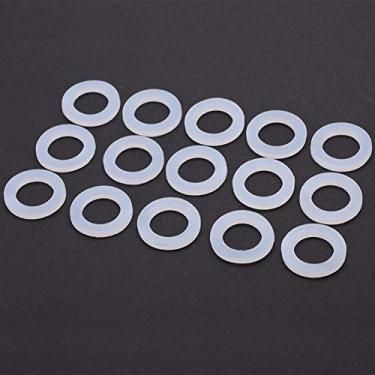 Imagem de Juntas de Silício 15pcs o Kit de Arruela de Vedação do Aquecedor de água Anéis, Anéis de Vedação Branca 3/4: 24mm 0,9in, 1: 31mm 1,2 Polegada, Prova de óleo de Calor, à Prova de