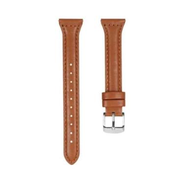 Imagem de Pulseira De Couro Slim Para Samsung Galaxy Watch 7 FE 6 5 5 pro 4 Clas