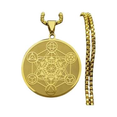 Imagem de Colar Pingente Estrela De Davi Em Ouro E Prata Para Mulheres E Homens,