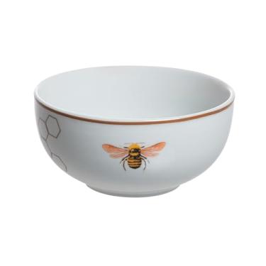 Imagem de Bowl - Abelha - Pequenos Voadores - Porcelana - Brown Rim - 250Ml - Full Fit
