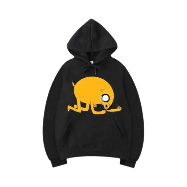 Imagem de Moletom Unissex Com Estampa Do Personagem Jake De Adventure Time, Esti