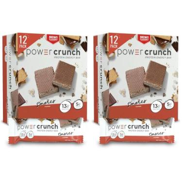 Imagem de Protein Bar Power Crunch S'mores 40g, pacote com 12