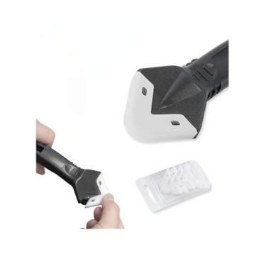 Imagem de Kit de ferramentas de remoção de selante 5 em 1 – Inclui removedor de selante, classificador de selante, raspador de canto adesivo, ideal para renovação de janela/pia de cozinha e banheiro, preto