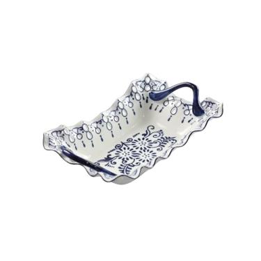 Imagem de WYNSJDBB Tigelas de frutas Cerâmica Tigela de frutas, tigela de servir salada para servir salada legumes, lanches, prato de frutas para cestas de sala de estar (pequeno)