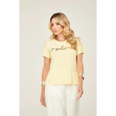Imagem de TShirt D Bell Outlet Fashion Especial Foil  Que Sejas Grata-Feminino