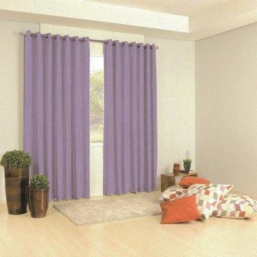 Imagem de Kit 2 Peças Blackout PVC(Plástico) 200X180 e 280X250 - Admirare, Lilás
