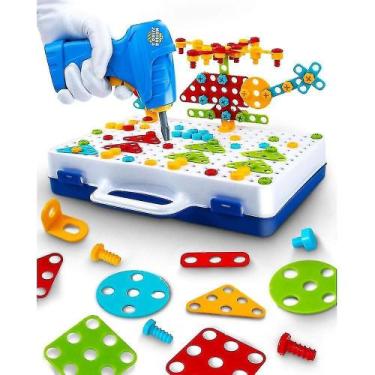 Imagem de Furadeira elétrica DIY Stem Puzzle Toys Building Education P - Gloome 