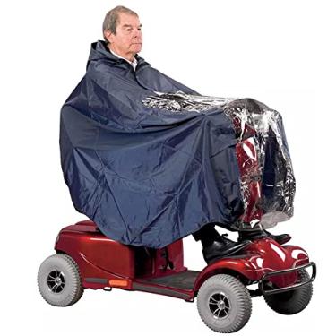 Imagem de ZDJZMGZ Cobertor para aquecedor de cadeira de rodas, peça única de corpo inteiro com capa impermeável e à prova de poeira para scooter elétrica de quatro rodas Speciac(A)