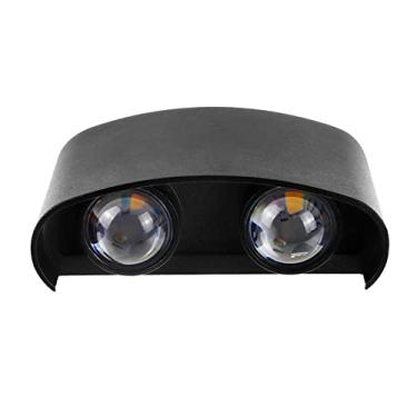 Imagem de Luz de Parede Cima e Baixo Alumínio IP65 Lâmpadas LED Modernas Apoio para Pátio Corredor Portão Segurança Residencial Instalação Fácil Vida Útil Alta - 50000h