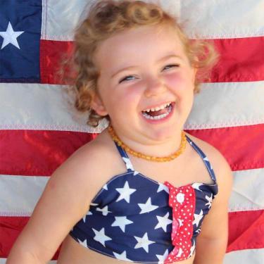 Imagem de Colar de Âmbar Báltico Mel Não Polido para Bebê - Âmbar Original