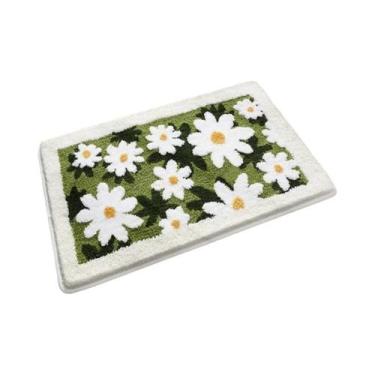 Imagem de Tapete De Banheiro Pequeno E Fresco, Absorvente, Antiderrapante, De Se