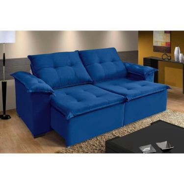 Imagem de Sofá Berlin 4 Lugares 2,00mt - De Casa Décor E Estofados Azul