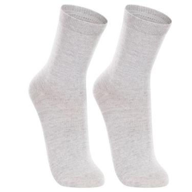 Imagem de Kit 2 Meia Cano Longo Lupo Feminino 4575-088, Mescla, Mescla, 34-39