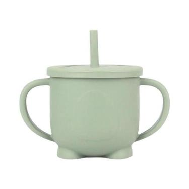 Imagem de Copo De Palhinha Para Bebê Pinguim Em Silicone De Grau Alimentício Liv