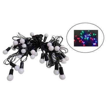 Imagem de Pisca Pisca C/40 Bolinhas Coloridas Led Decoração Natal 4Mts - Lynx Pr