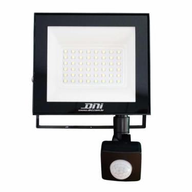Imagem de Refletor de led com sensor de presença 50w - dni 6036