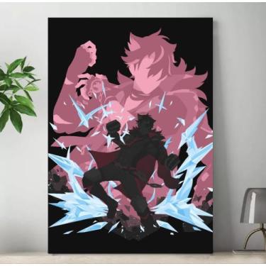 Imagem de Quadro Genshin Impact Personagens Placa Decorativa Game Anime MDF 20x2