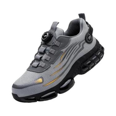Imagem de Tênis De Segurança Masculino Com Biqueira De Aço E Botão Rotativo, Ind