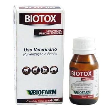 Imagem de Biotox 40ml Carrapaticida Sarnicida e Piolhicida - BIOFARM