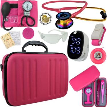 Imagem de Kit Estagio Saude Medicina Enfermagem Farmacia Completo Top - Love Sau