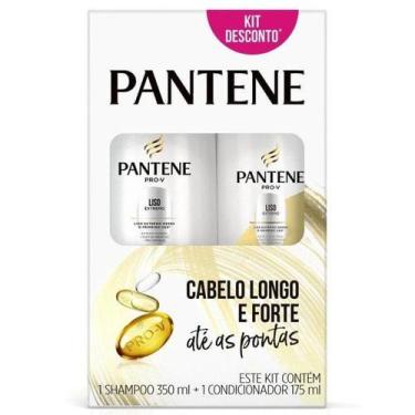Imagem de Kit Pantene Liso Extremo Shampoo com 350ml + Condicionador 175ml