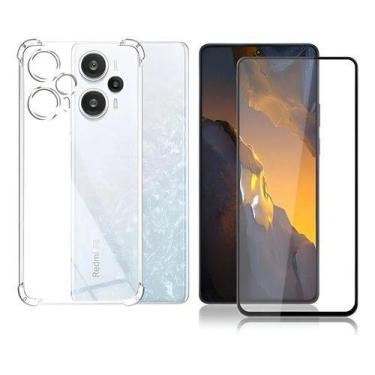 Imagem de Kit Capa Capinha Anti Impacto Para Xiaomi Poco F5 + Película de Vidro 